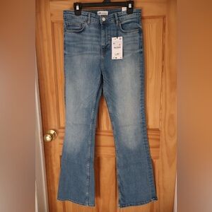 Zara Light Blue Flare Jeans